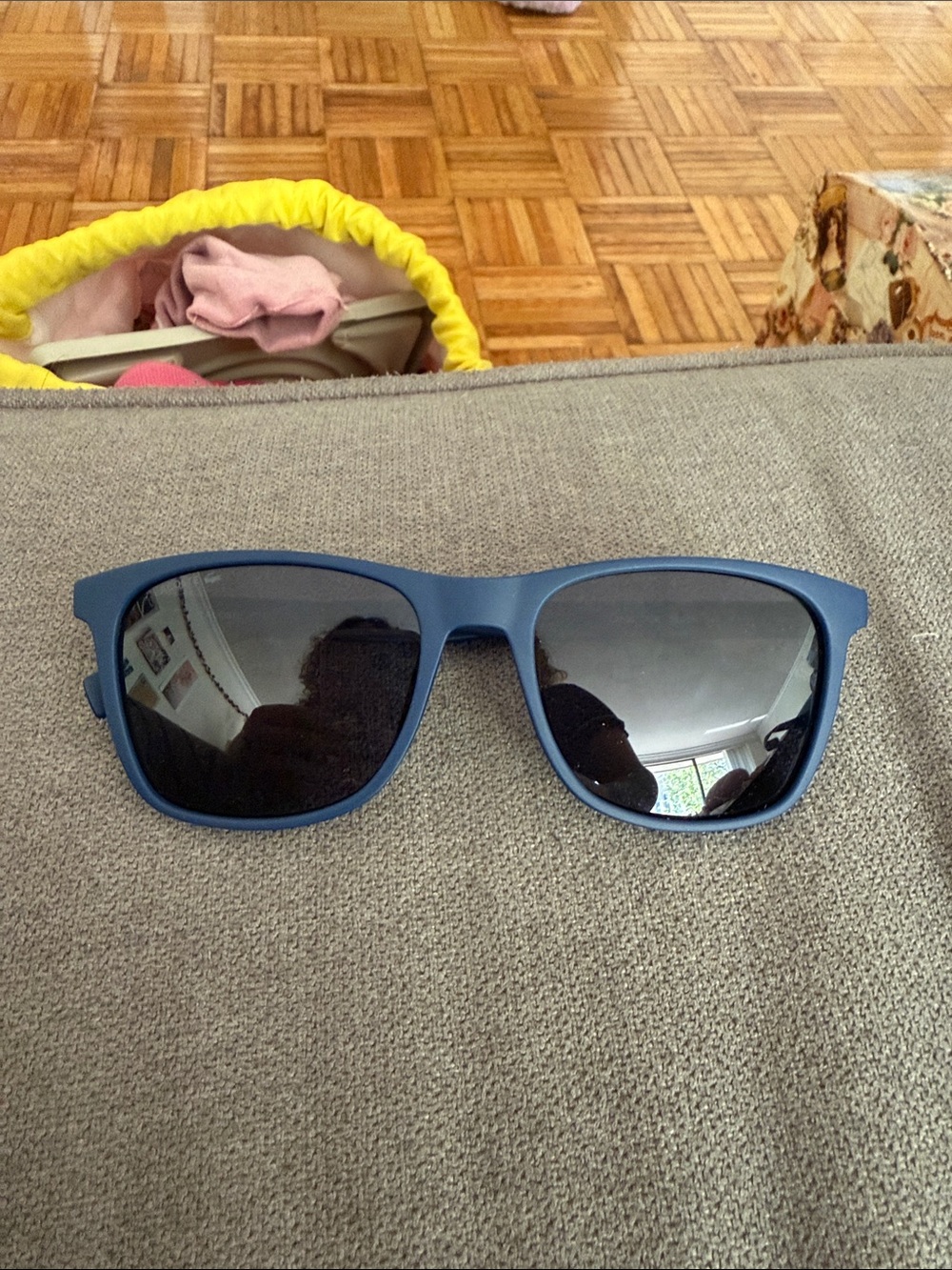 Lacoste Navy Blue Sunglasses with Dark Lenses